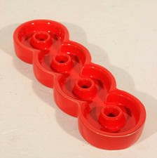 Karin Björquist & Gustavsberg - Sweden 1960s Red Centerpiece Candle Holder
