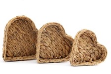Heart Shaped Hand Woven Basket
