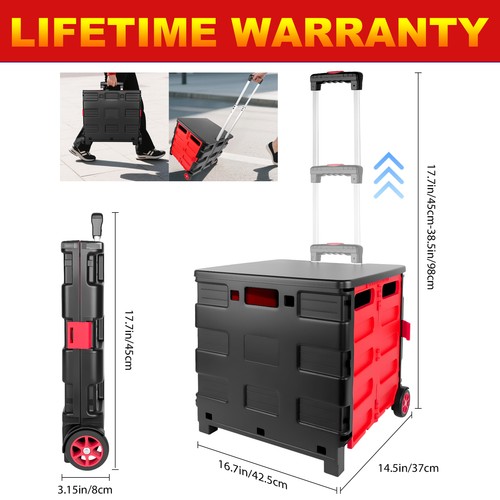 Folding boot cart shopping - cart,