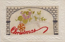 WW1 Patriotic Embroidered SILK