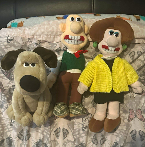 Wallace gromit plush stuffed - gromit,