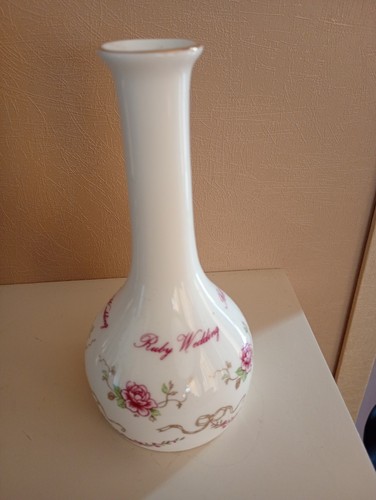 Vtg crown staffordshire 40th - staffordshire,