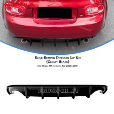Gloss Black Rear Bumper