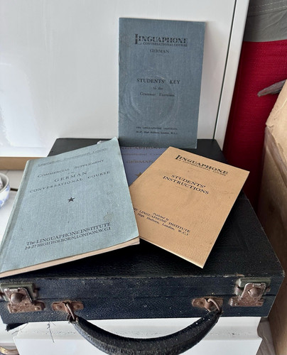 Vintage linguaphone german - vintage,