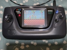 Sega game gear console - game,