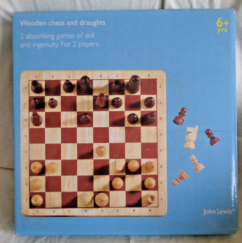 John lewis wooden chess and - lewis,