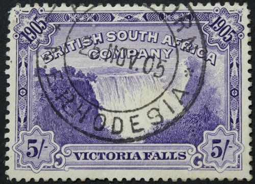Rhodesia 1905 falls five - rhodesia,