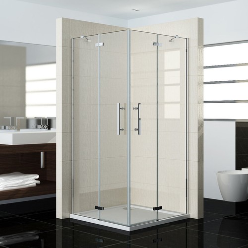 Pivot frameless corner - pivot, entry