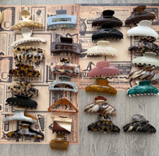 Real korea Acetate hair jaw Clips