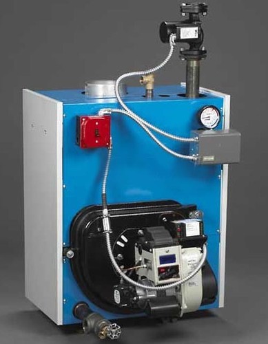 Oil fired boiler - -, btu