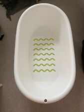 IKEA Baby Bath Tub Anti Slip Infant Kids Children's Green & White