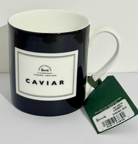 Harrods caviar logo - caviar, mug