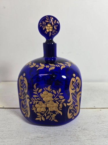 Vtg venetian bohemian blown - venetian,