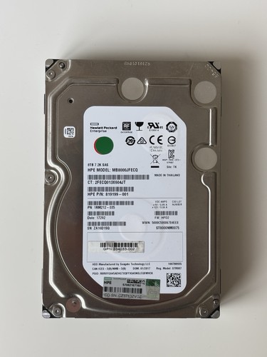 Hpe 8tb sas - hpe, enterprise