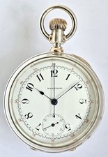WALTHAM STERLING SILVER CHRONOGRAPH STOP WATCH – 1886 - RARE