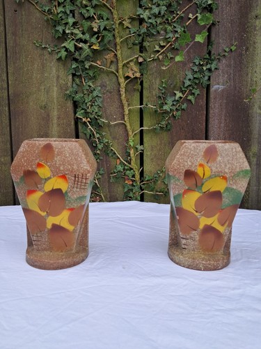 Pair hand painted - hand-painted, empire