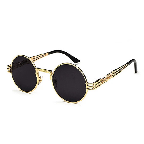 Round steampunk sunglasses - steampunk,