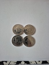 2000 Into A New Millenium Vintage Coins Set Of 4