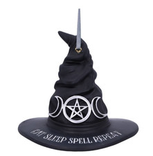 Eat Sleep Spell Repeat Hanging Witches Wizards Hat Ornament Decoration Christmas