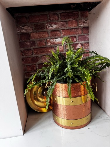 Vintage copper brass coal - vintage, &brass