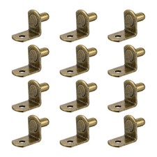 20pcs Shelf Support Pegs Studs Plug 6mm L Support Cabinet Bookcases Bracket