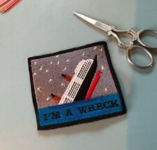Titanic embroidered patch iron on sew on badge