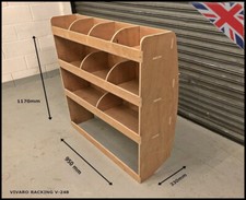 Vauxhall vivaro van - vauxhall, racking