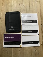 10-14 RENAULT MEGANE COUPE CABRIOLET OWNERS HANDBOOK MANUAL PACK 2014 Ref15071