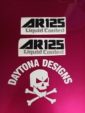 AR125 LIQUID COOLED CUSTOM GRAPHICS DECALS STICKERS