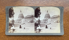 Antique Stereoview US Capitol