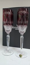 Waterford Clarendon Champagne Flutes Set of 2 - Used in Box