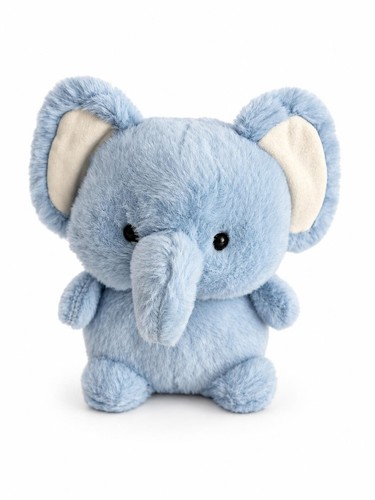 Grey elephant soft plush - elephant, toy