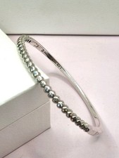 Genuine Pandora ' Timeless Sparkle ' Hinged Bangle,Size 2 17.5cm Excellent Boxed
