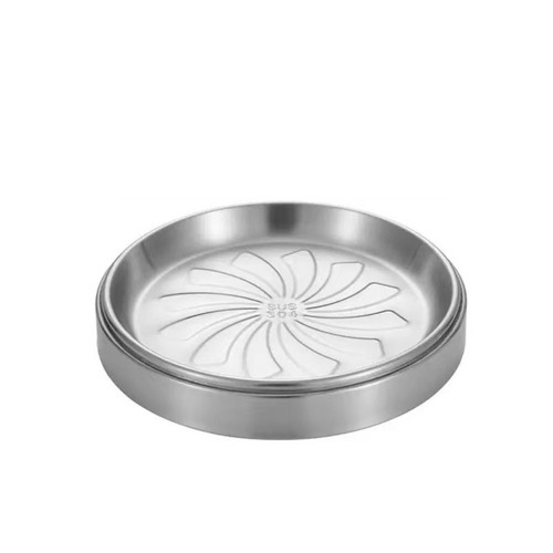 Round stainless steel serving - round,