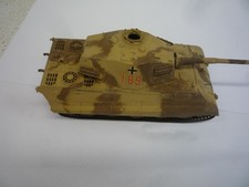 model tank 1 35 built painted tiger mk2 kingtiger 88mm gun tamiya