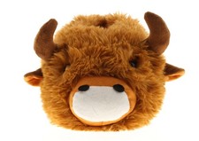 Womens Highland Cow Slippers
