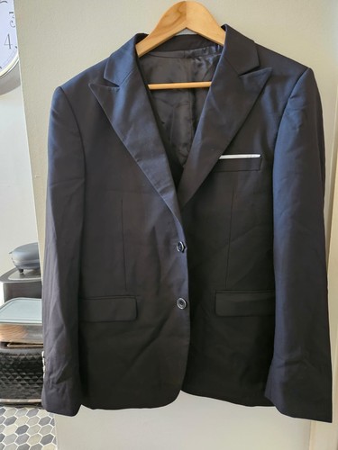 Mens black button blazer - mens,