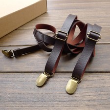 Vintage Pu Leather Braces