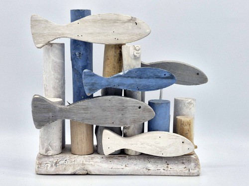 Fish shoal wooden - shoal,