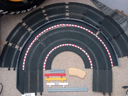Scalextric old track - old, track.