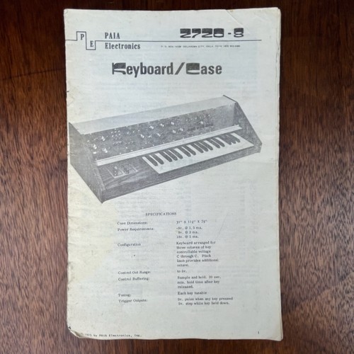 Vintage paia magazine analog - vintage,