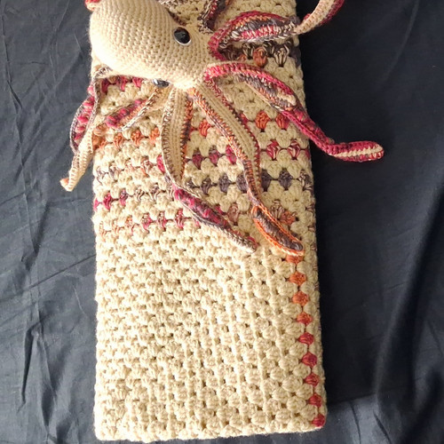 Handmade crochet blanket - crochet,