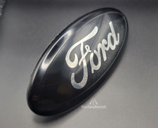 Ford 175mm X 70mm Black & Silver Badge High Quality Fiesta Focus KA C-Max
