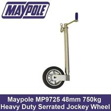 Maypole MP9725 Trailer 48mm Heavy Duty Serrated Jockey Wheel 750kg Nose Weight