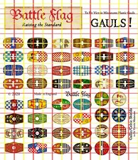 Victrix Gallic Warriors Shield Decals by Battle Flag. Super Value Set.48 Shields