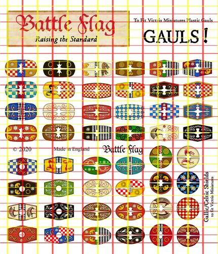 Victrix gallic warriors shield - warriors,