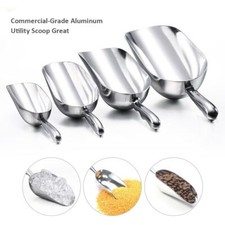 Aluminium Metal Scoop Round