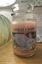 Yankee Candle limited edition Bunny Cake, Large Classic Candle Jar - Unused