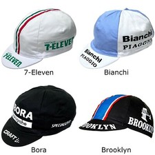 Retro Cotton Cycling Cap - Mapei, Colnago, Merckx, Campagnolo, Trek and more