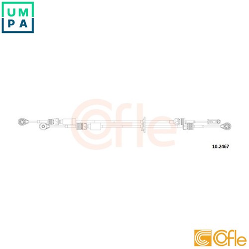Cable pull manual transmission - cable,